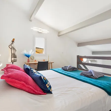 فيلة Nix -villa Prive 4p - Terrasse - Parking - Climatisation - Cap Naturiste *